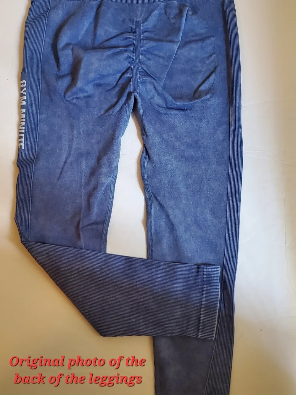 Kids Blue Leggings with High Waist